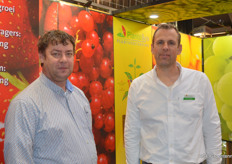 Ulko Stoll with Vollegrondsgroentenet.com and Erik Jaspers with PlantoSys. 